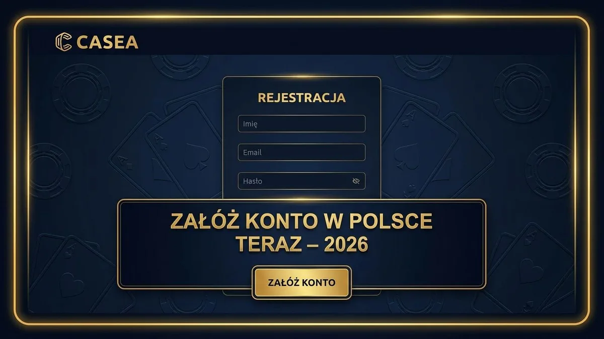 Rejestracja z bonusem w Casea